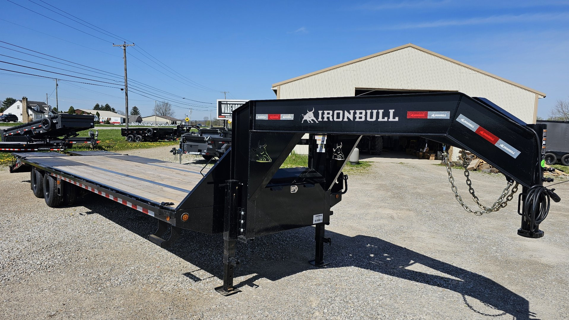 New 2024 IRON BULL TRAILERS 102" x 32' Deckover Trailer