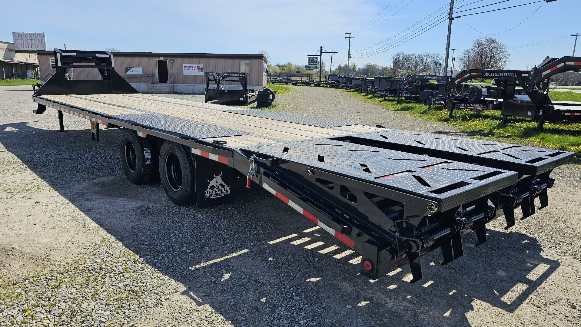 New 2024 IRON BULL TRAILERS 102" x 32' Deckover Trailer