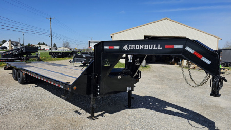 New 2024 IRON BULL TRAILERS 102" x 32' Deckover Trailer