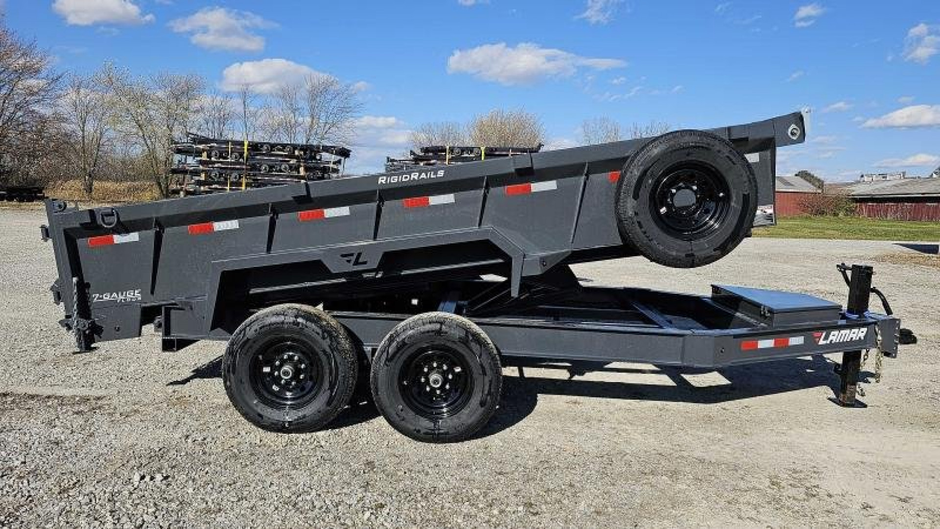 New 2024 LAMAR TRAILERS 83" x 14' Dump Trailer
