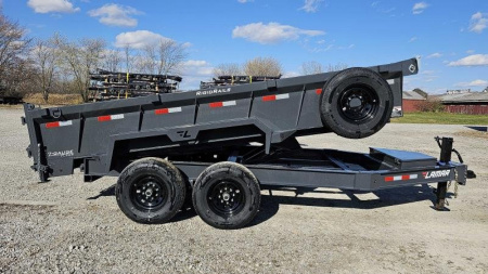 New 2024 LAMAR TRAILERS 83" x 14' Dump Trailer
