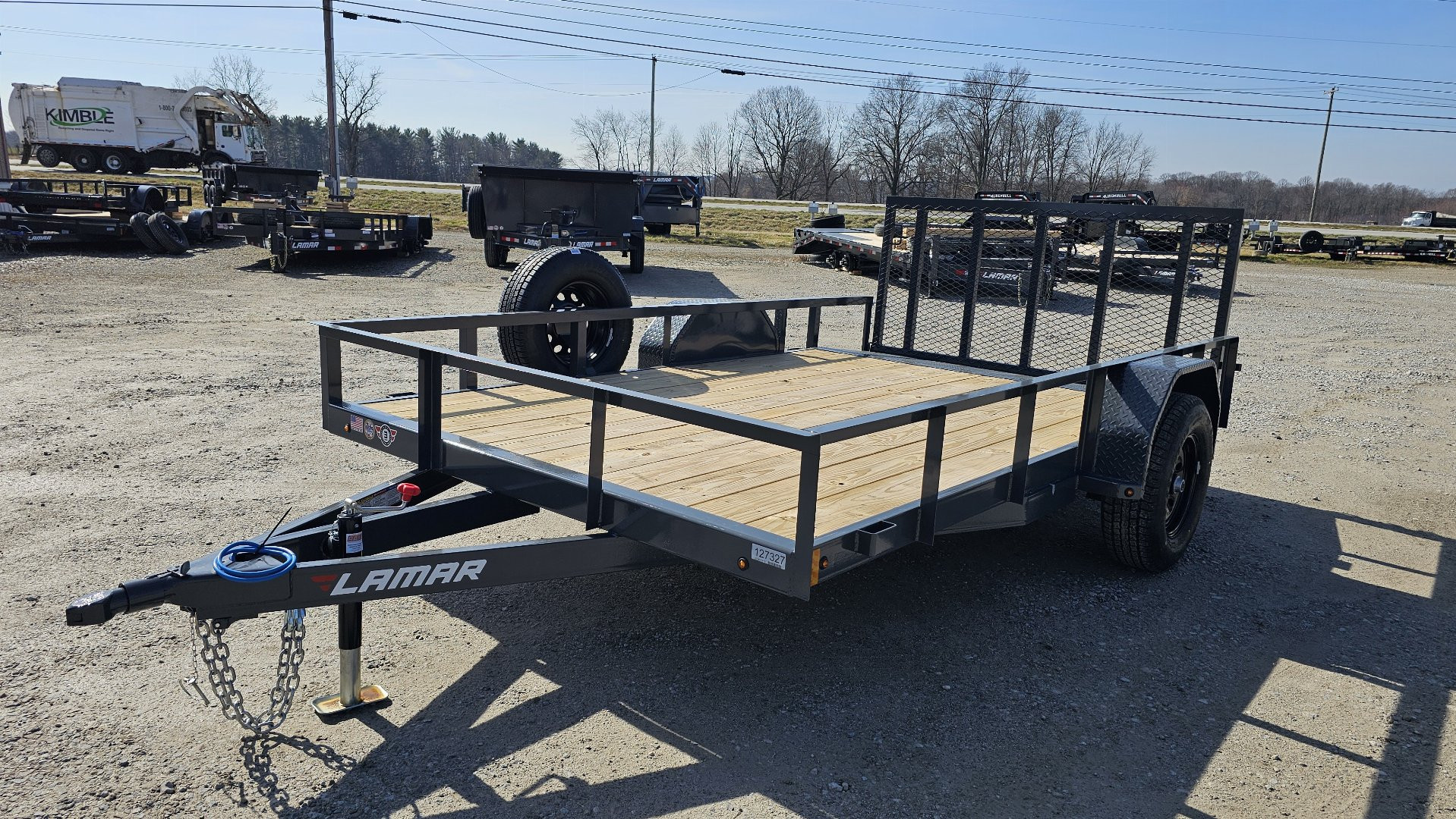 New 2024 Lamar Trailers 83"x12' Utility Trailer