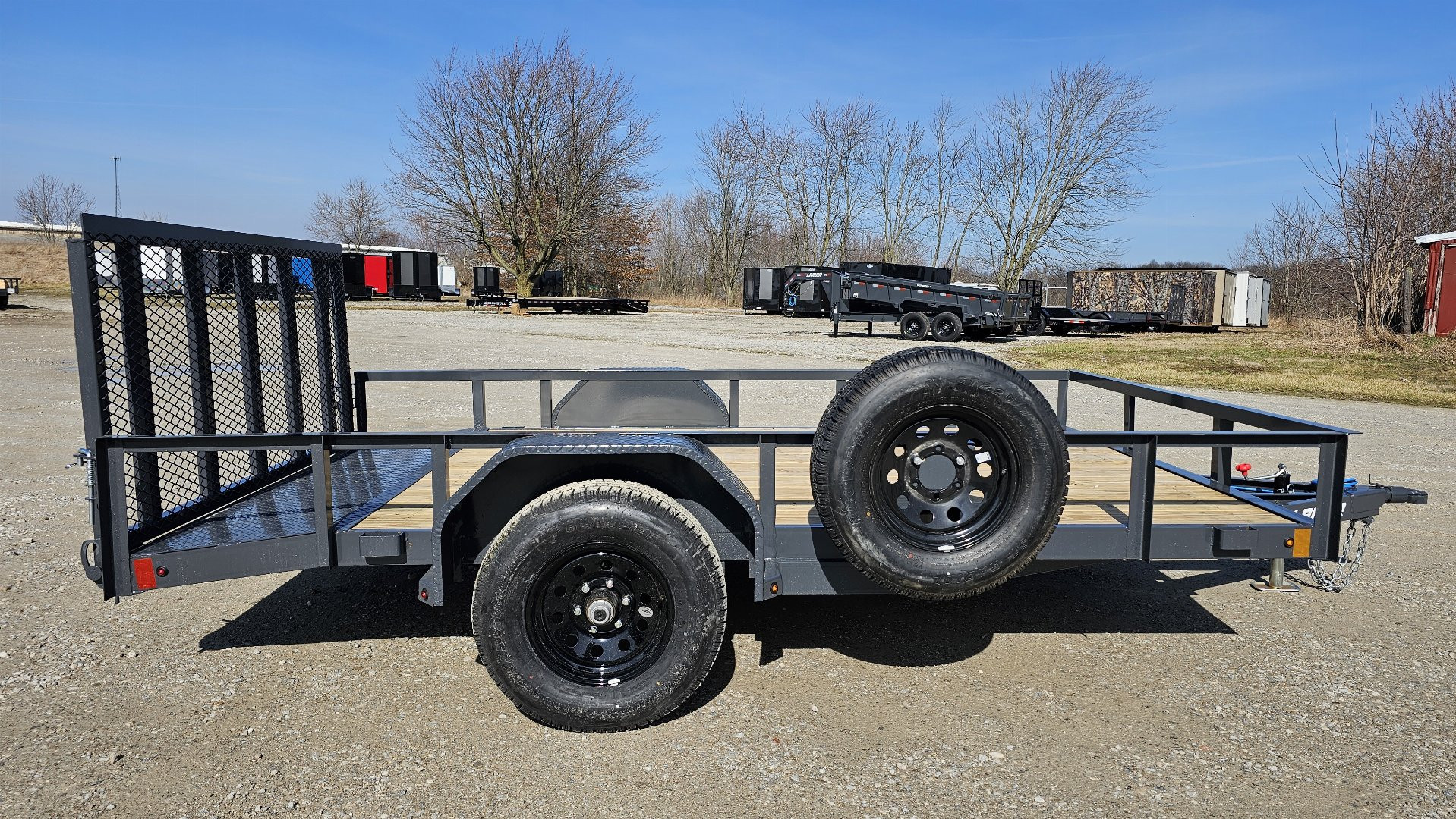 New 2024 Lamar Trailers 83"x12' Utility Trailer