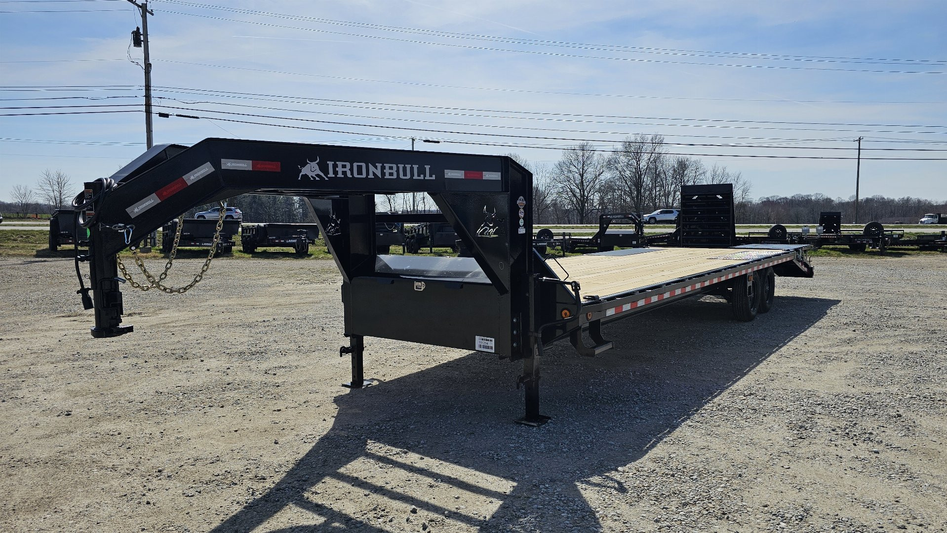 New 2024 Iron Bull 102" x 30 Deckover Trailer w/ Rampage Ramps