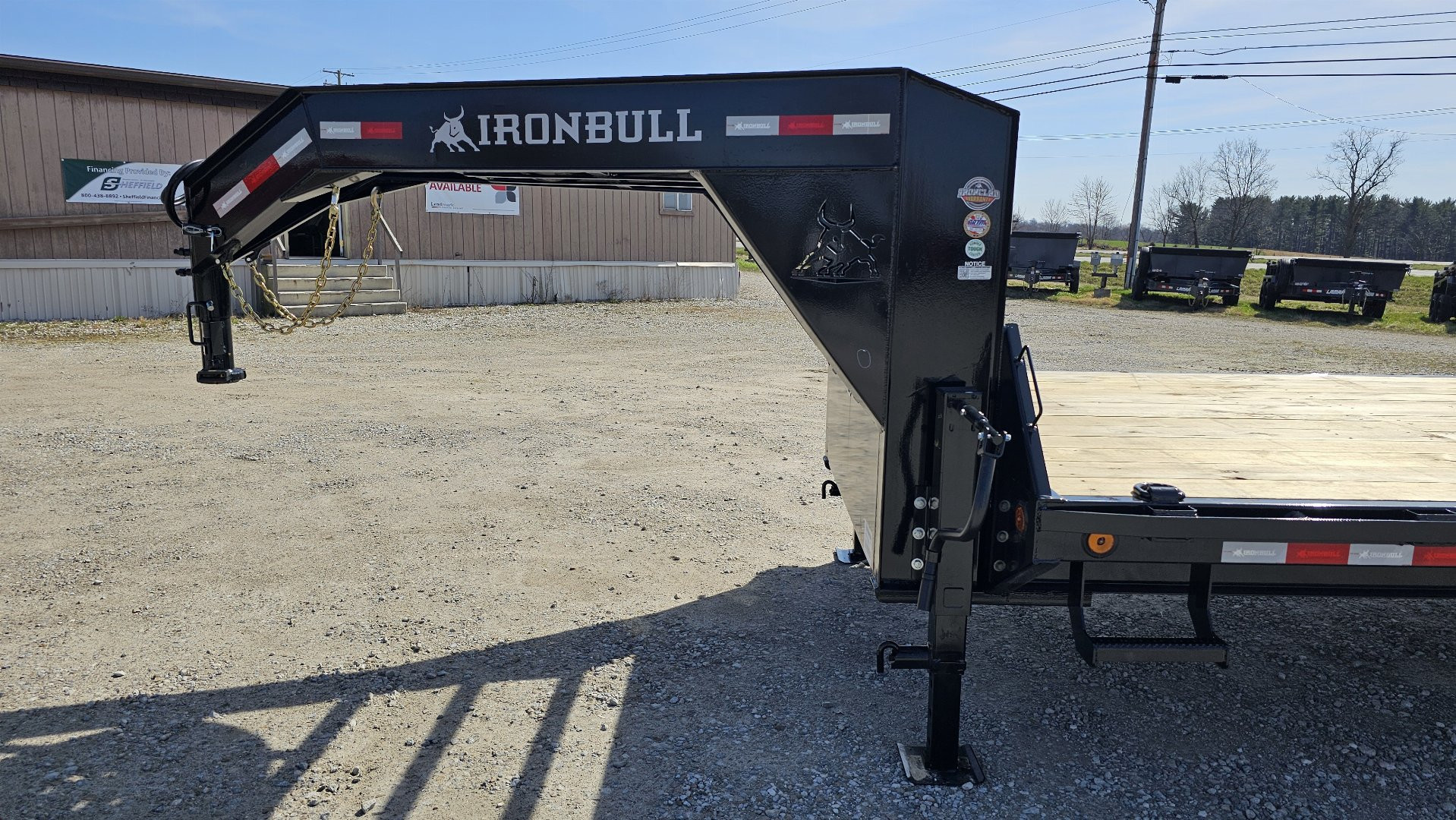 New 2024 Iron Bull 102" x 30 Deckover Trailer w/ Rampage Ramps