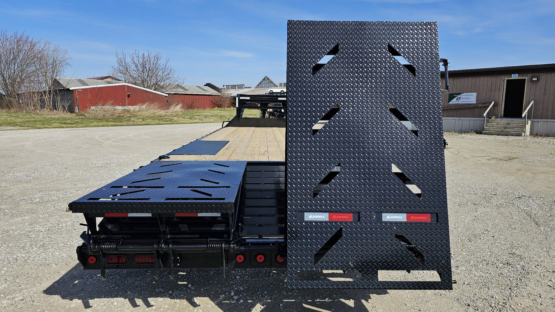 New 2024 Iron Bull 102" x 30 Deckover Trailer w/ Rampage Ramps