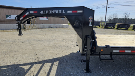 New 2024 Iron Bull 102" x 30 Deckover Trailer w/ Rampage Ramps