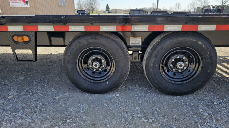 New 2024 Iron Bull 102" x 30 Deckover Trailer w/ Rampage Ramps