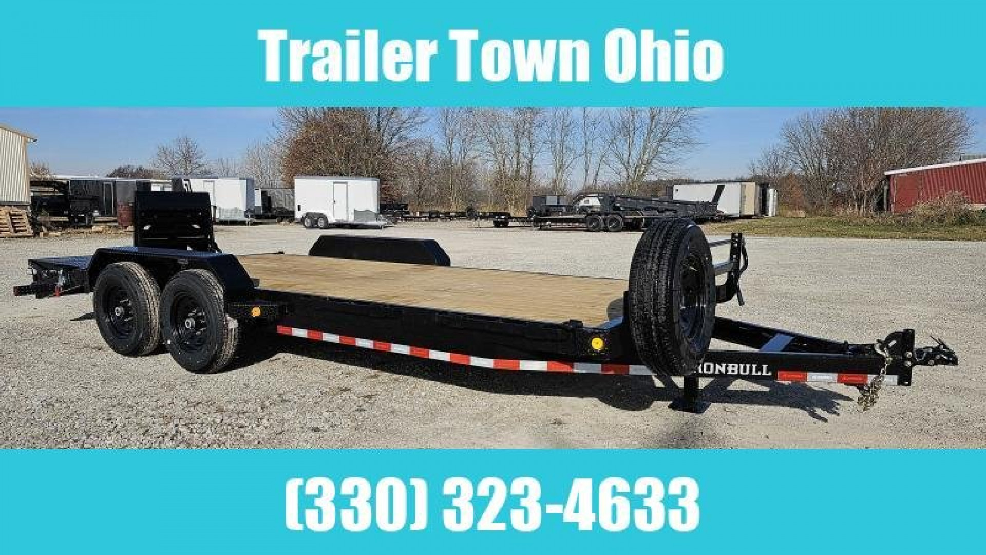 New 2024 IRON BULL 83"x20' Equipment Trailer