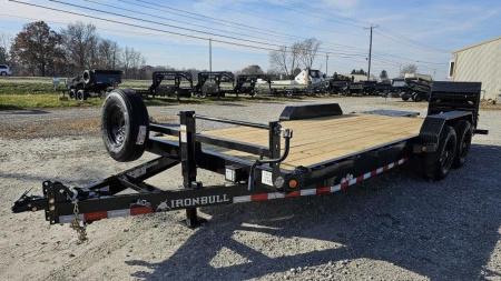 New 2024 IRON BULL 83"x20' Equipment Trailer