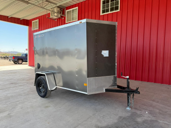New 2025 Wells Cargo 5X8 3.5K ENCLOSED CARGO REAR RAMP Cargo / Enclosed Trailer
