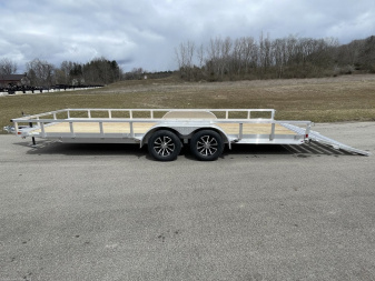 New 2024 H&H H8218TRSA-070 Utility Trailer