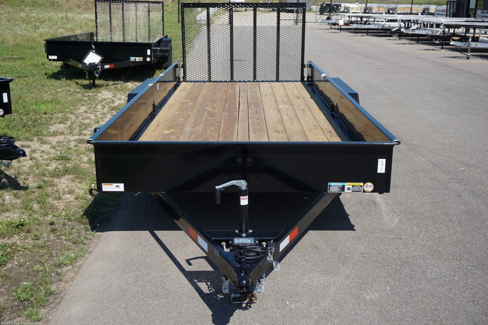 New 2024 H&H Trailers H8220TSS 82x20 7000 GVWR 15" Tall Solid Sides Utility Trailer