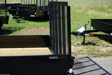 New 2024 H&H Trailers H8220TSS 82x20 7000 GVWR 15" Tall Solid Sides Utility Trailer