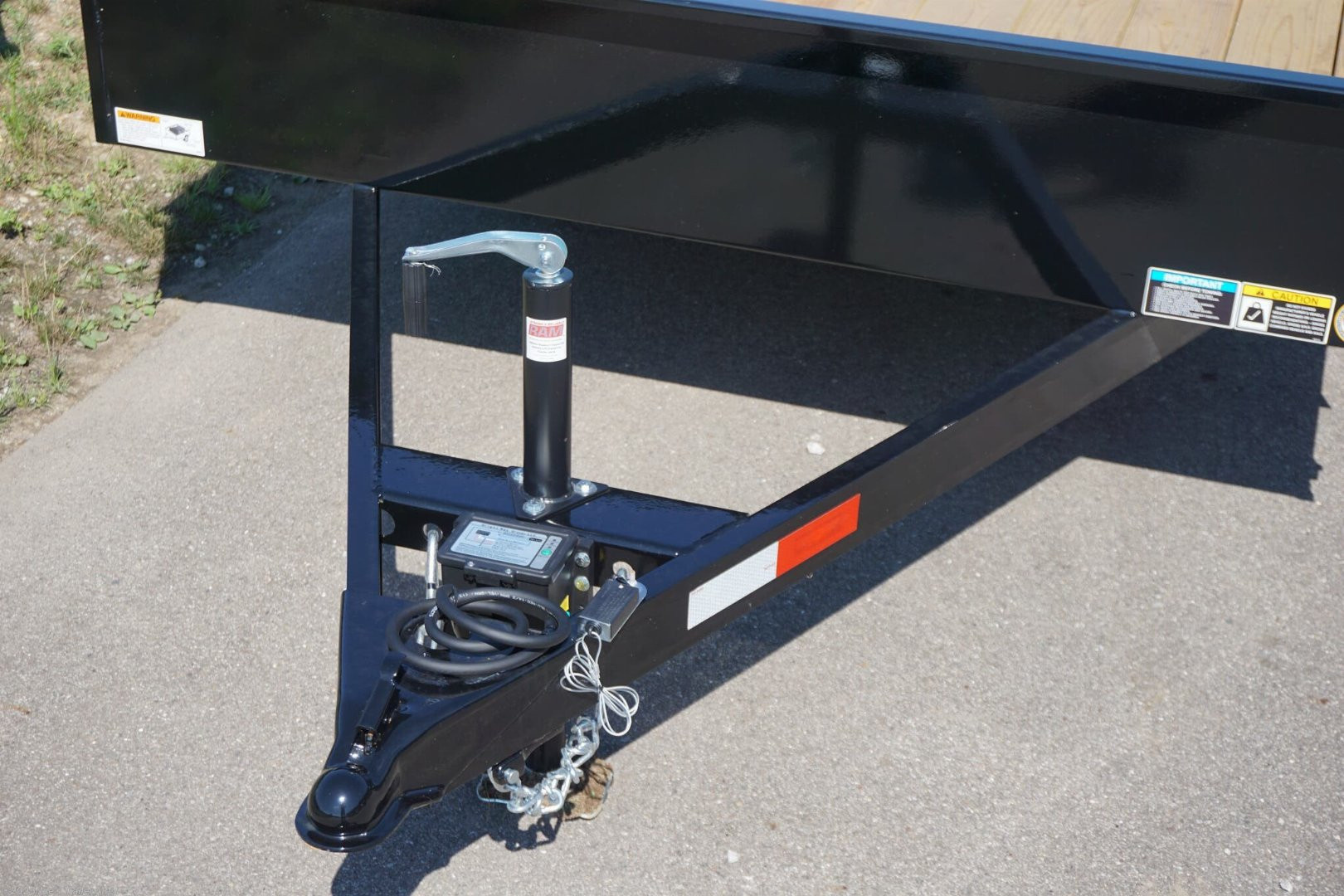 New 2024 H&H Trailers H8218TSS 82x18 7000 GVWR 15" Tall Solid Sides Utility Trailer