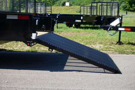 New 2024 H&H Trailers H8218TSS 82x18 7000 GVWR 15" Tall Solid Sides Utility Trailer
