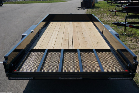 New 2024 H&H Trailers H8218TSS 82x18 7000 GVWR 15" Tall Solid Sides Utility Trailer