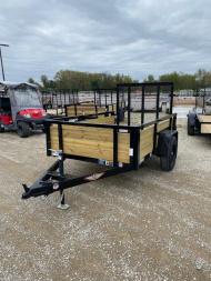 New 2025 H&H 5x8 WS Utility Trailer