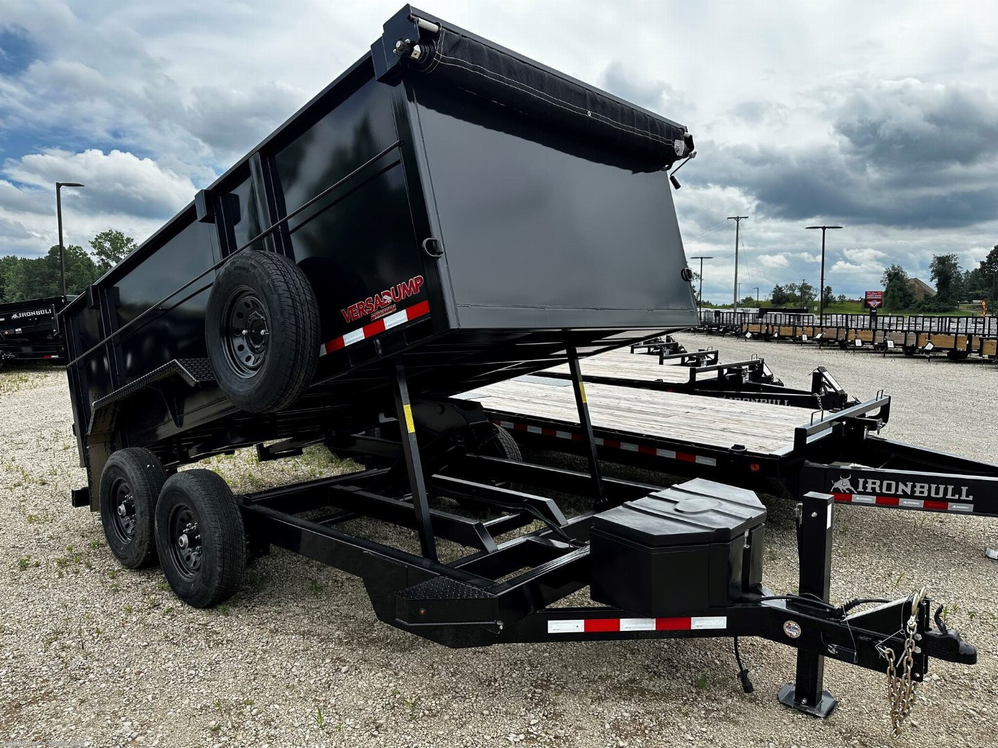 New 2024 Midsota NDTS8216-BP-140 Dump Trailer 82" X 16' 14K Scissor
