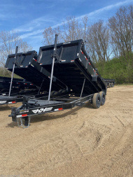 New 2025 H&H Telescopic 83  x 14' Dump Trailer