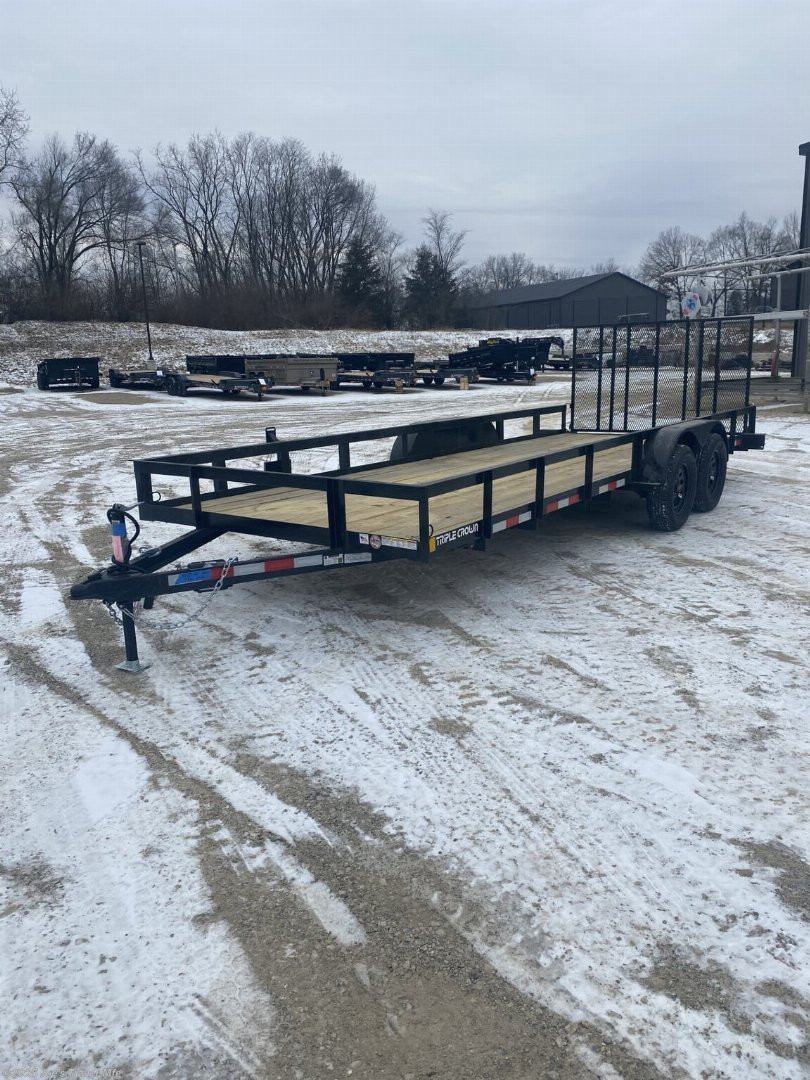 New 2025 Triple Crown Trailers UHD7x20TG 7x20 7000 GVWR Heavy Duty ...
