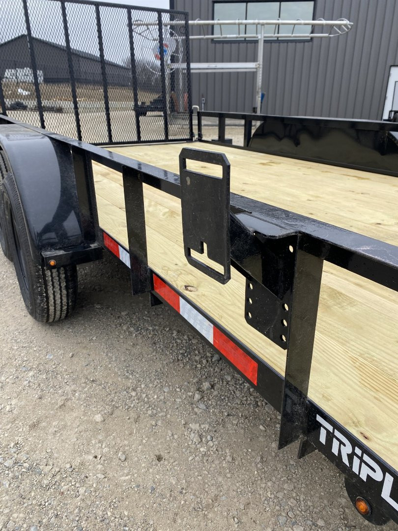 New 2025 Triple Crown Trailers U6X14TG Utility Trailer