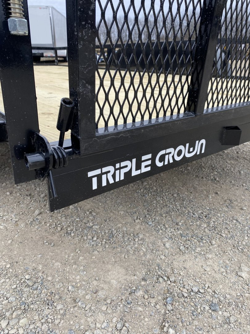 New 2025 Triple Crown Trailers U6X14TG Utility Trailer