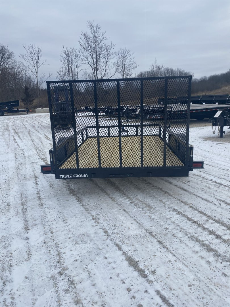 New 2025 Triple Crown Trailers U6X12G Utility Trailer