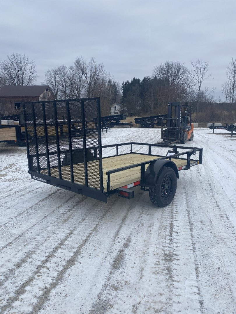 New 2025 Triple Crown Trailers U6X12G Utility Trailer
