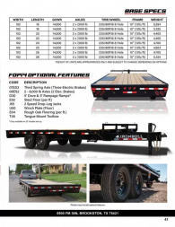 New 2024 Iron Bull 102 X 20 Deckover Trailer