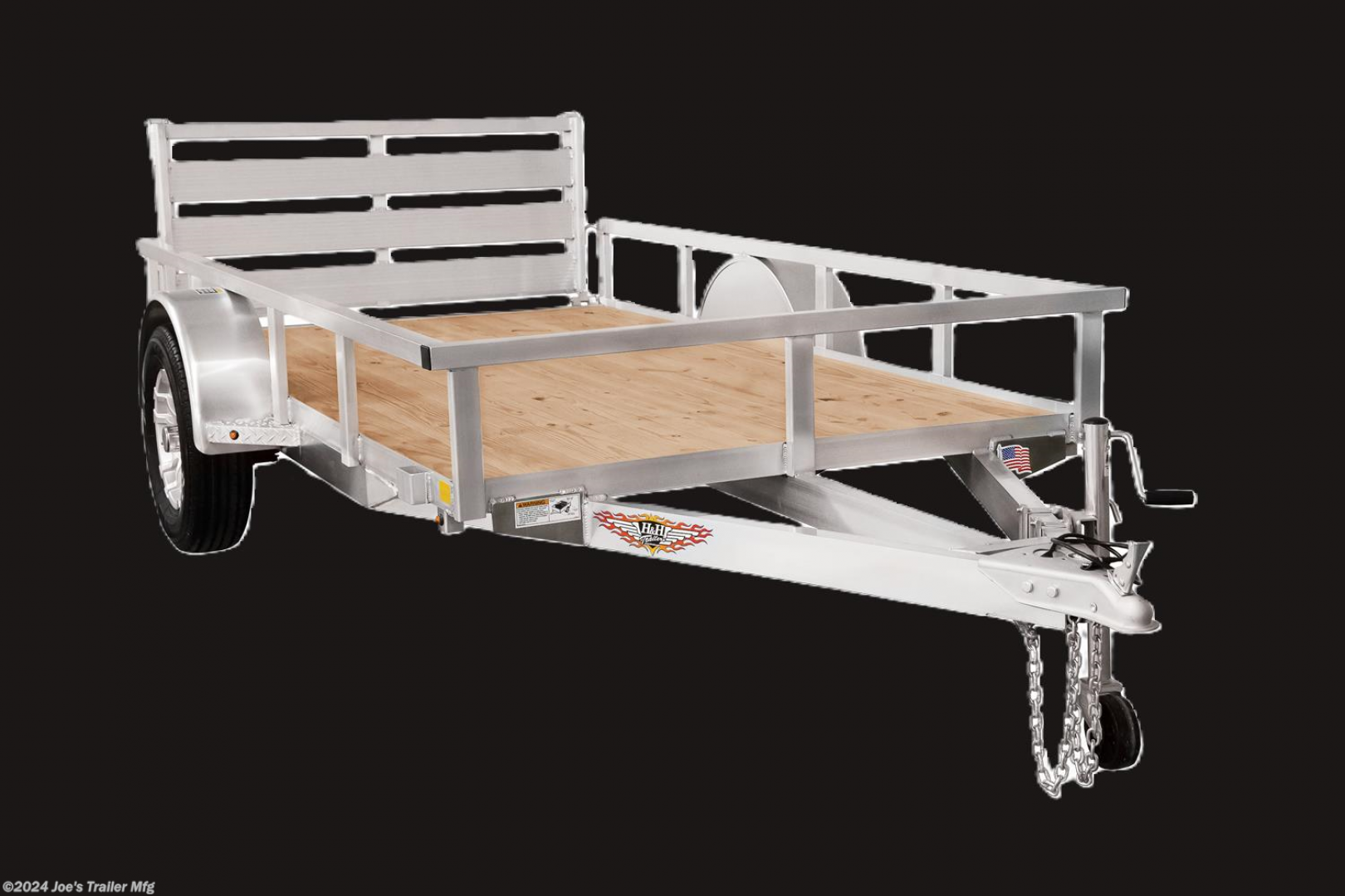 New 2024 H&H Trailers H7610RSA-030 Utility Trailer