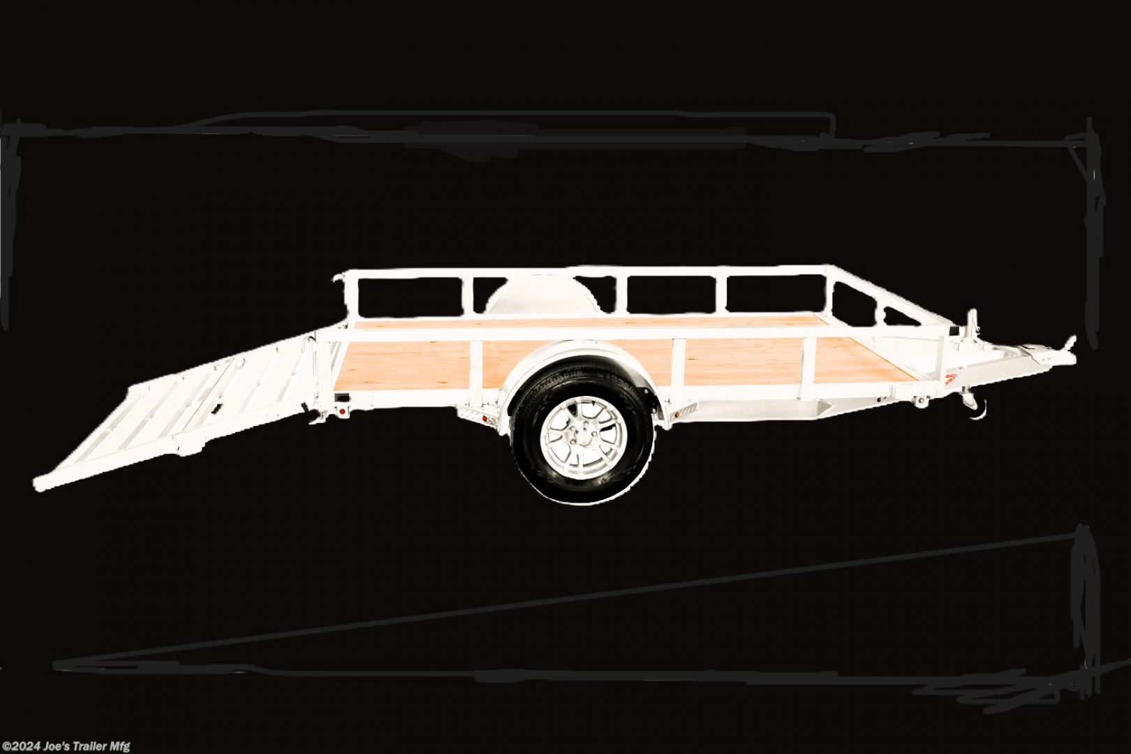 New 2024 H&H Trailers H7610RSA-030 Utility Trailer