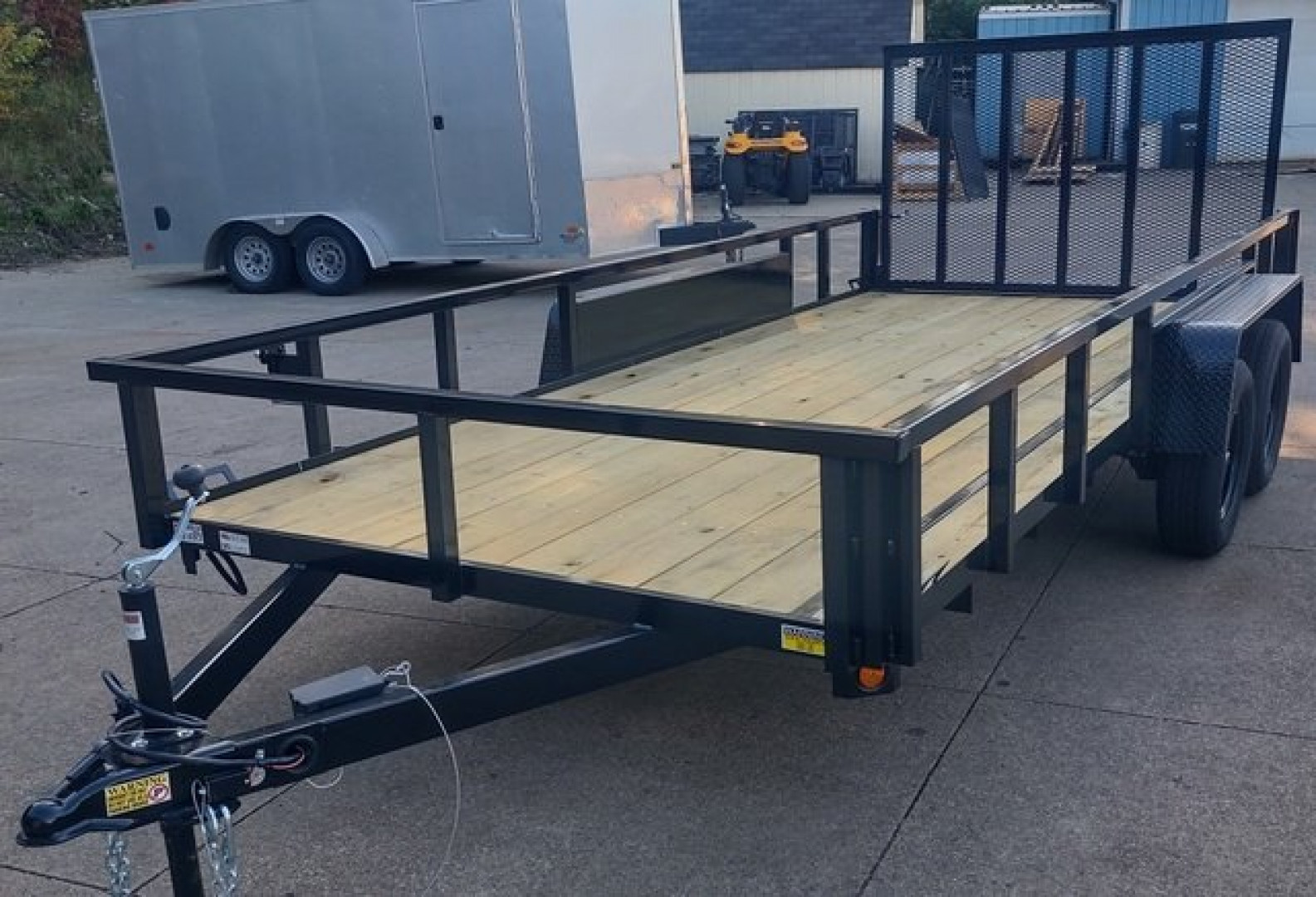 New Quality Steel & Aluminum 82" x 16' Utility Trailer