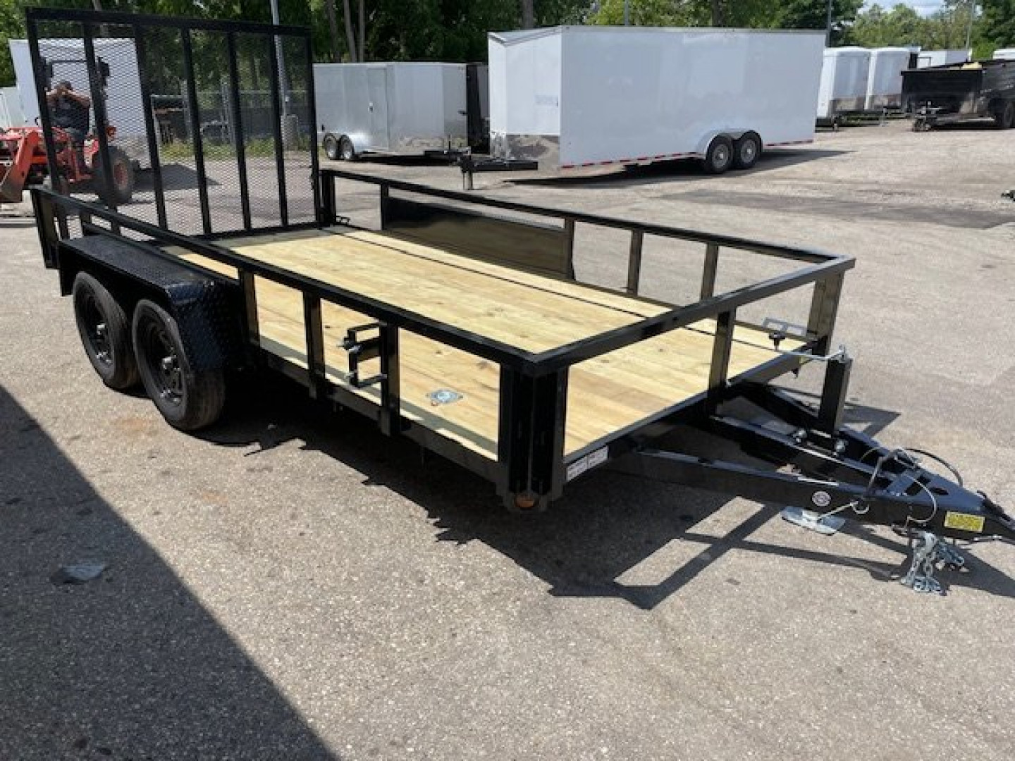 New 82" X 14' Tandem Axle Open Utility Trailer