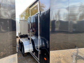 New 7' X 14' Enclosed Tandem Axle Trailer