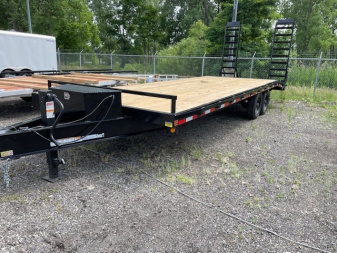 New 102  x 20' + 4' Deckover Equipment Trailer