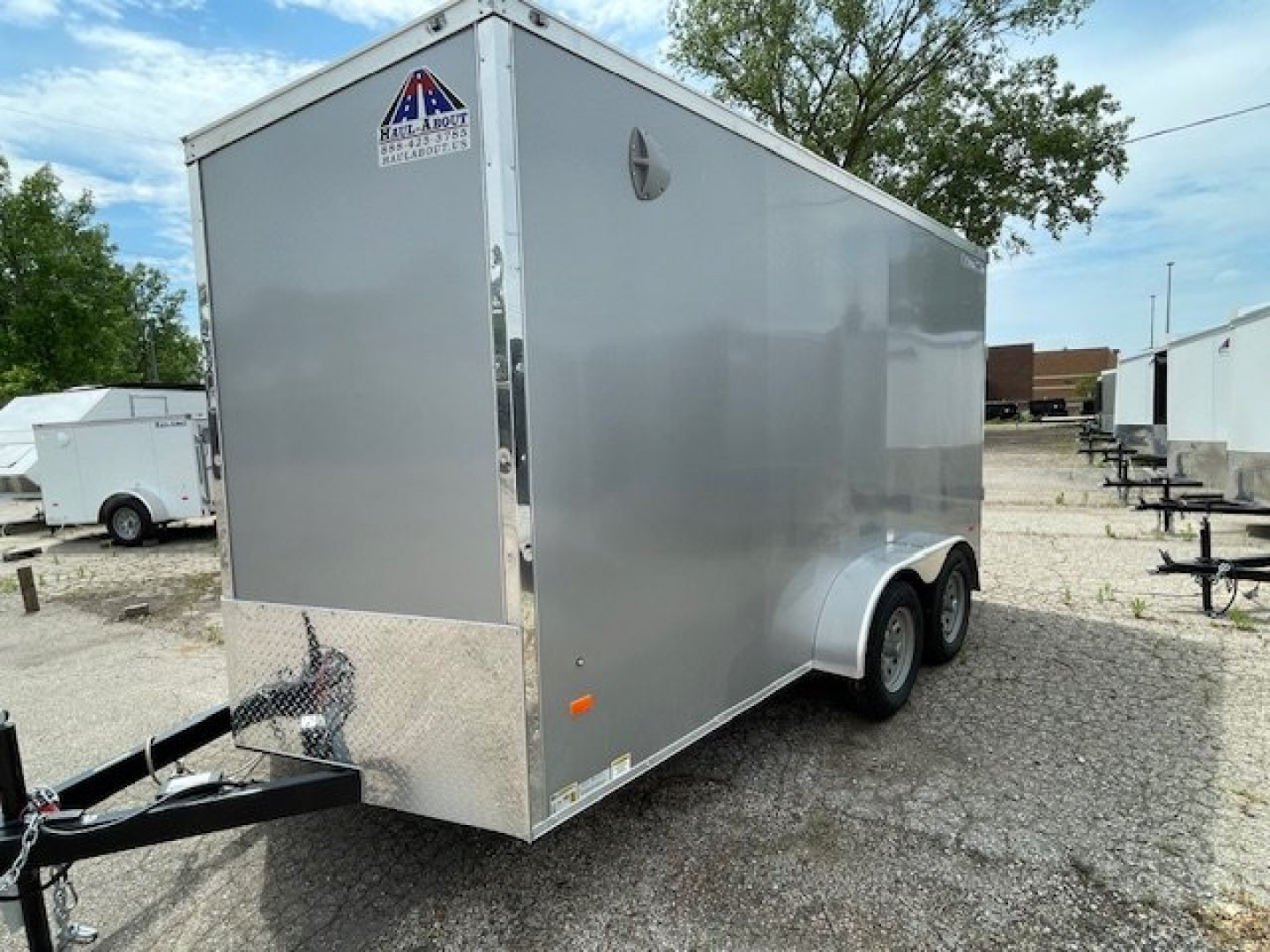 New 7' X 14' Tandem Axle Enclosed Trailer