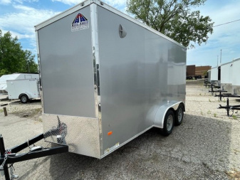 New 7' X 14' Tandem Axle Enclosed Trailer