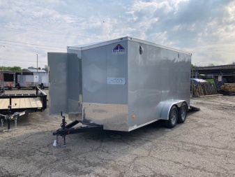 New 7' X 14' Tandem Axle Enclosed Trailer