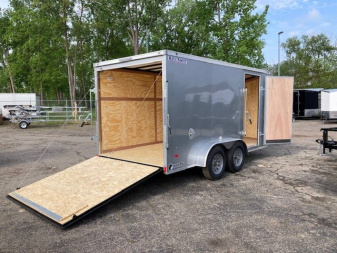 New 7' X 14' Tandem Axle Enclosed Trailer