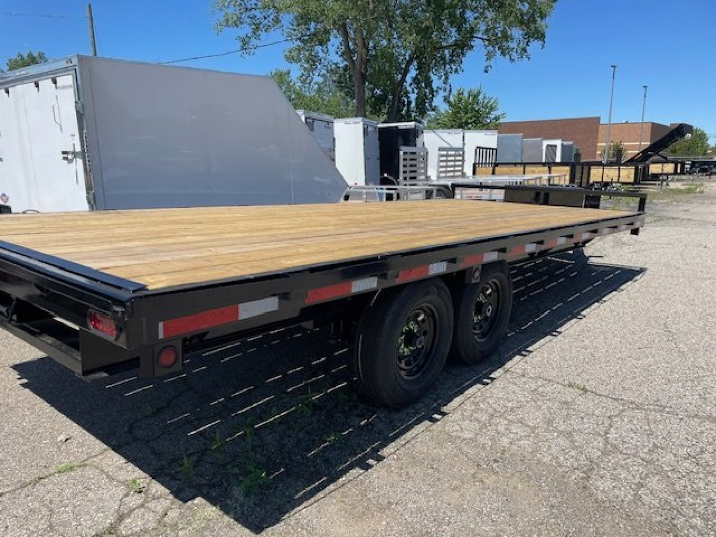 New 102" x 20' Deckover Equipment Trailer