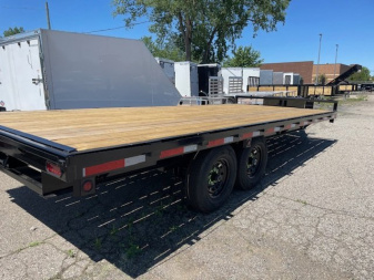 New 102" x 20' Deckover Equipment Trailer