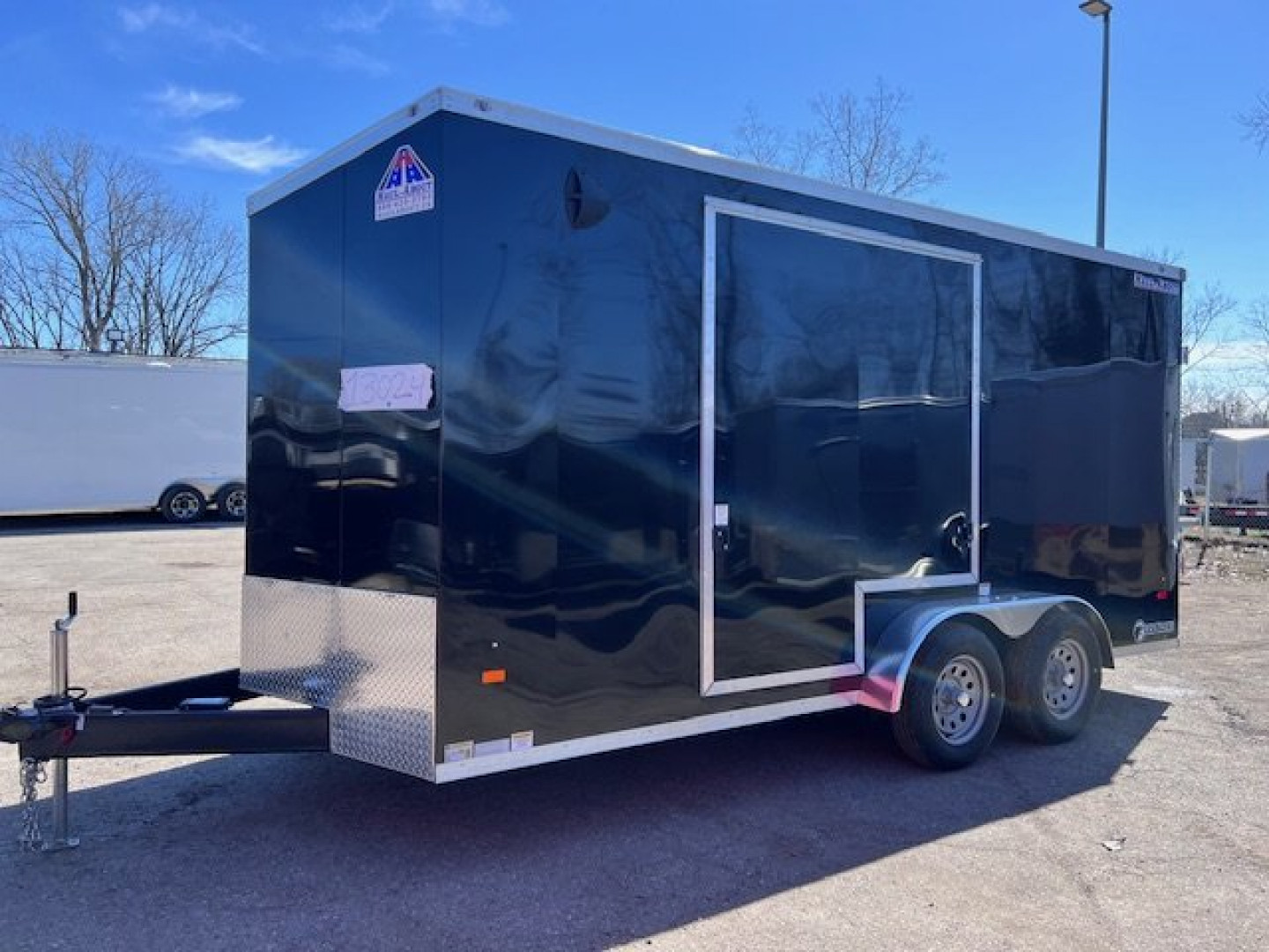 New 7.5' X 16' Enclosed Tandem Axle Trailer