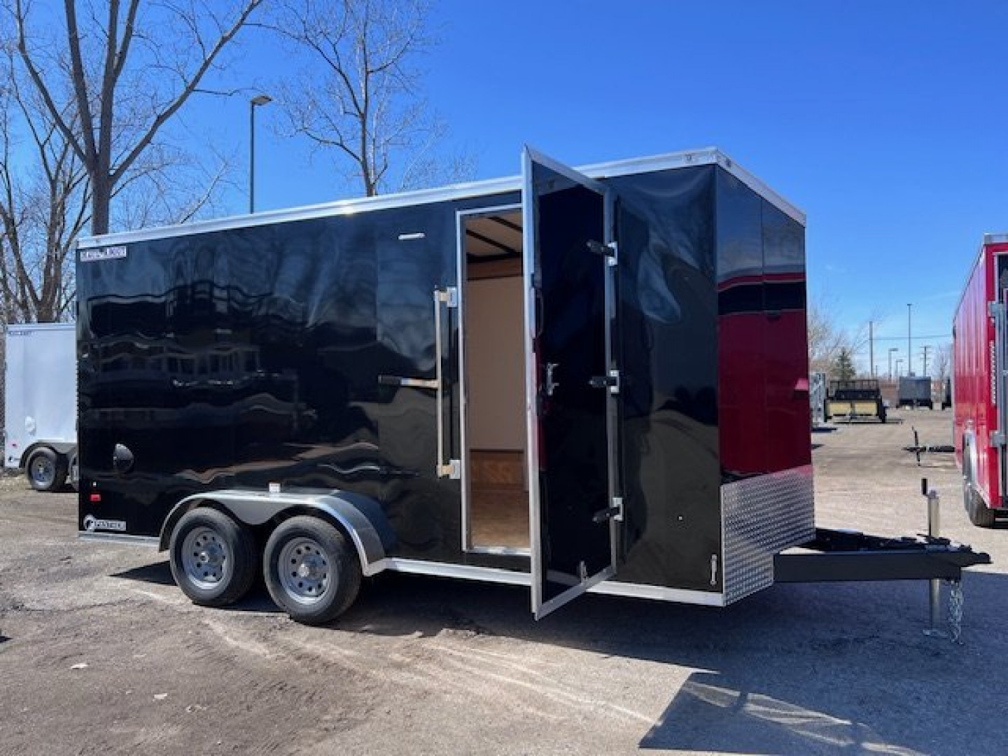 New 7.5' X 16' Enclosed Tandem Axle Trailer