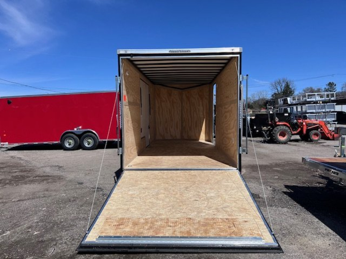 New 7.5' X 16' Enclosed Tandem Axle Trailer