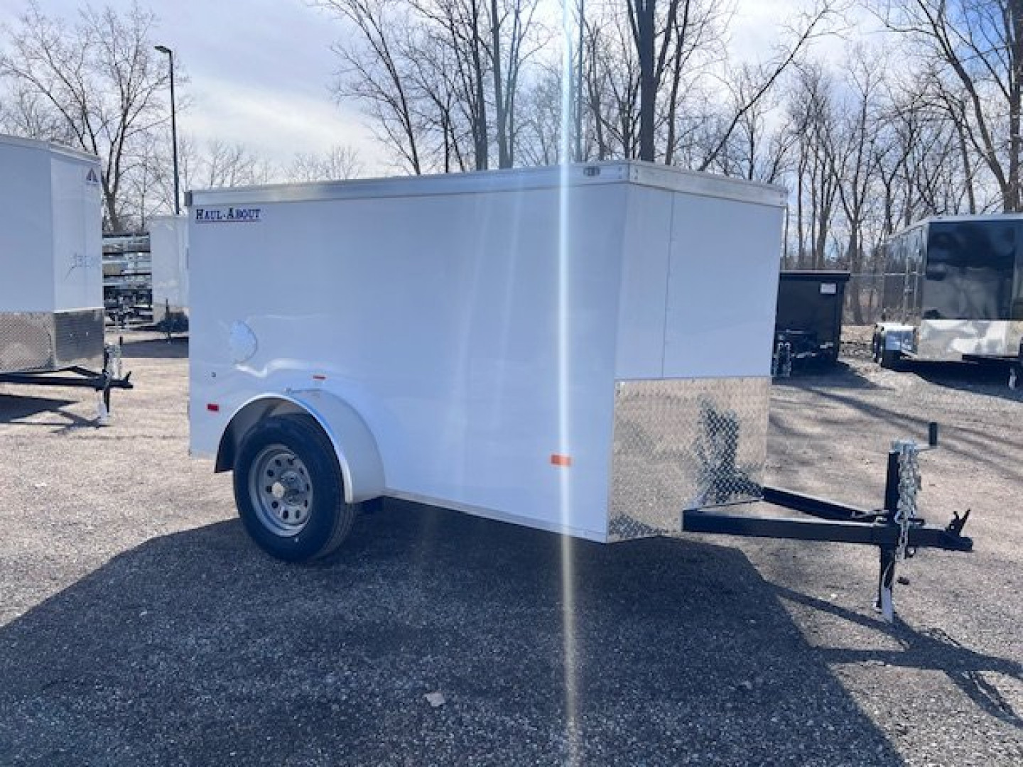 New 5' X 8' Single Axle Enclosed Trailer