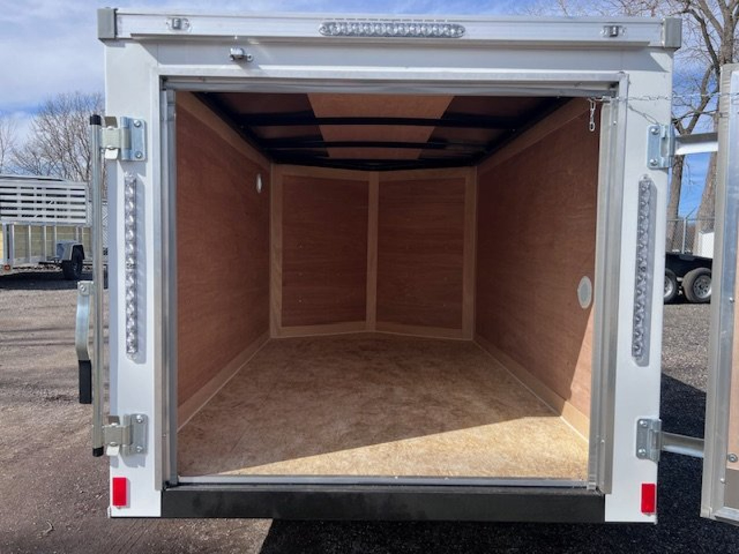 New 5' X 8' Single Axle Enclosed Trailer
