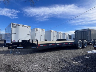 New 83" X 20' Open Equipment Hauler 16K