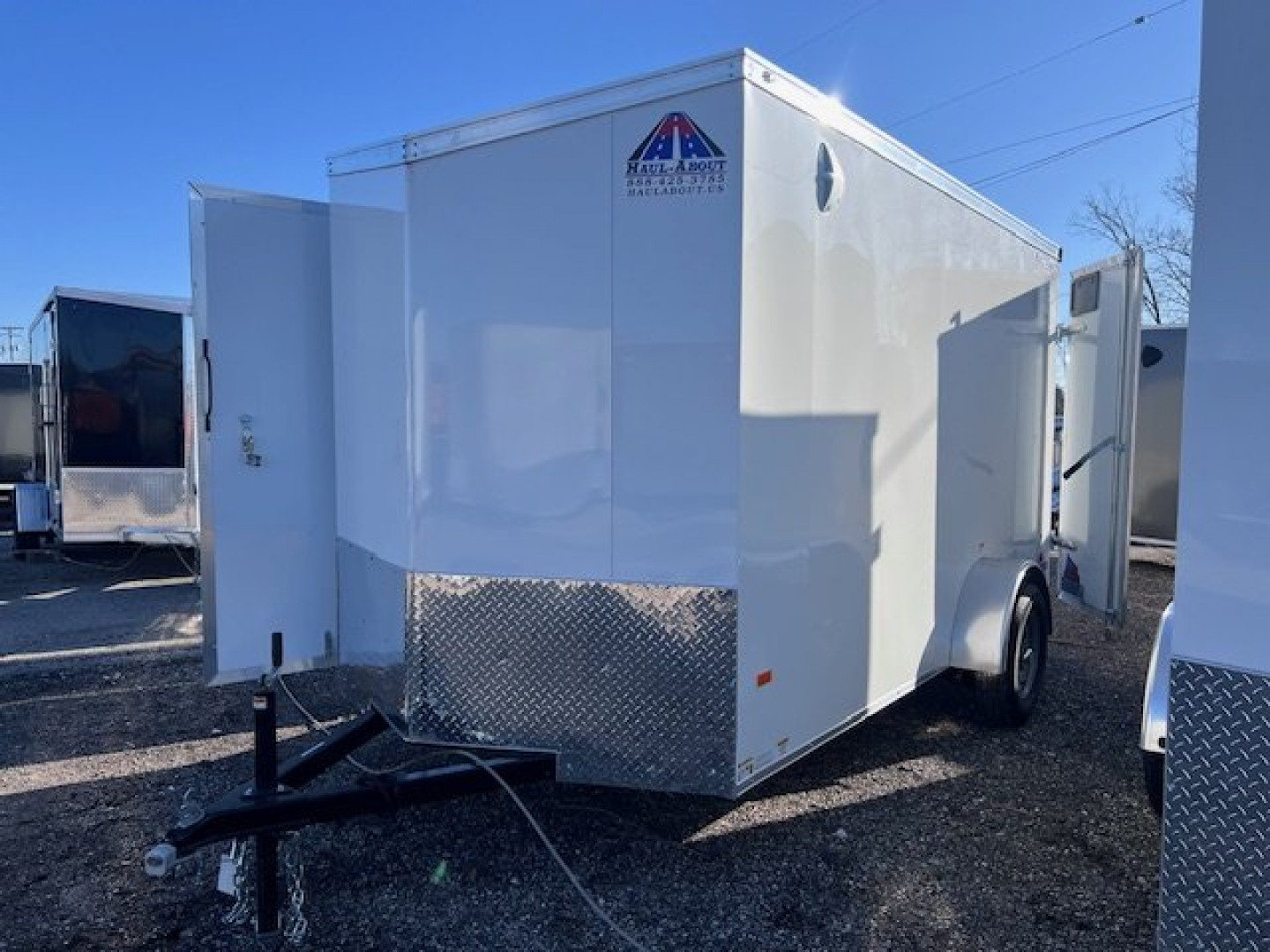 New 6' X 12' Single Axle Enclosed Trailer