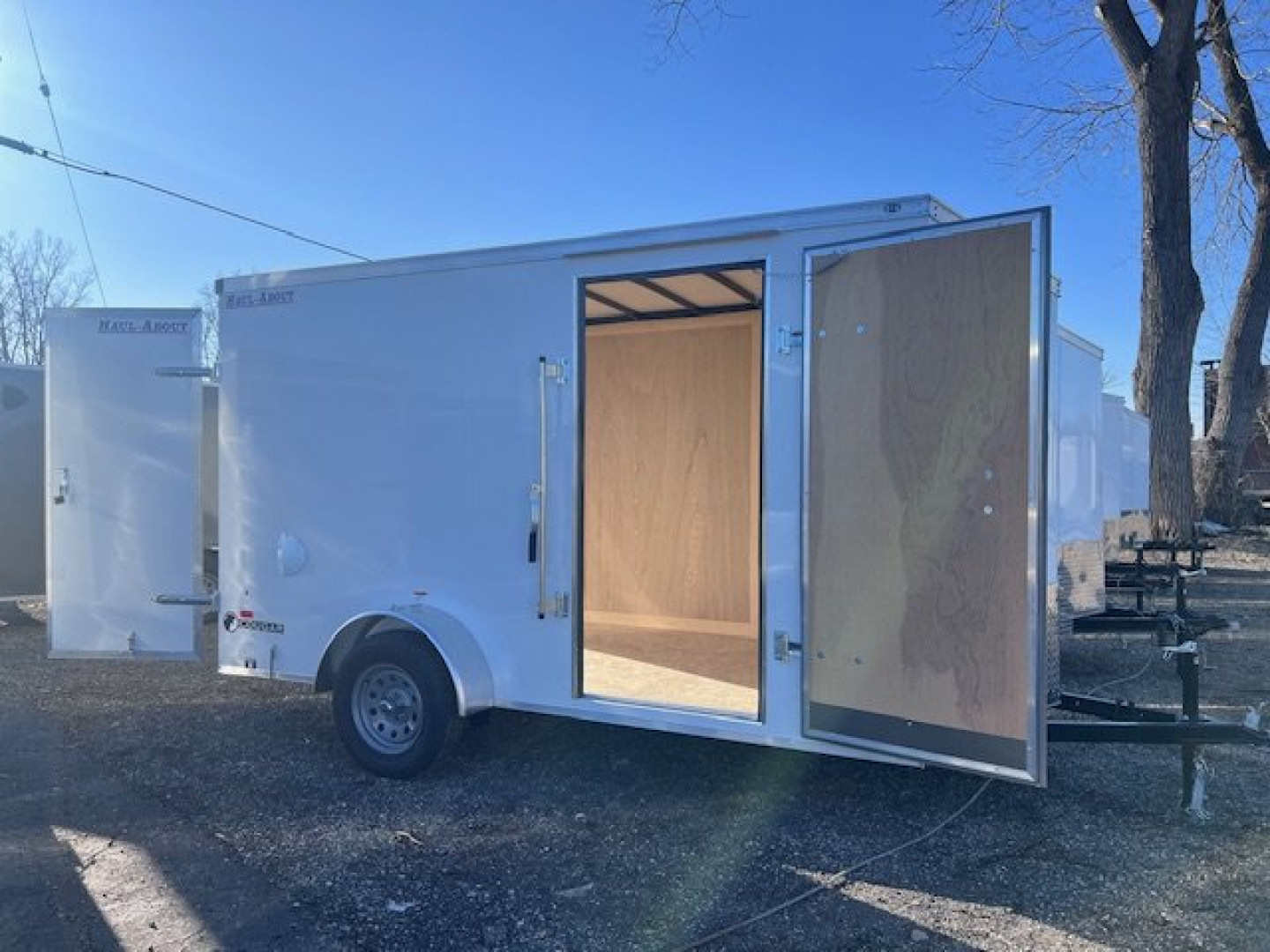 New 6' X 12' Single Axle Enclosed Trailer